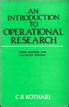 An introduction to operational research by c r kothari. - Free 1995 astro van owners manual.