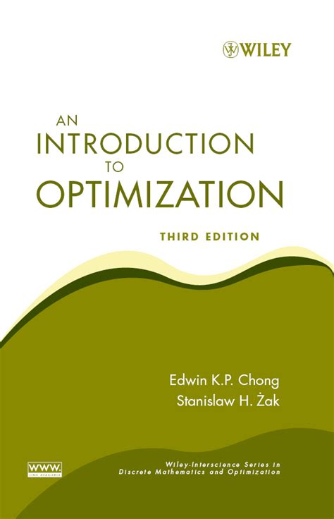 An introduction to optimization 3rd edition solution manual. - Konzepte zur beurteilung der konjunkturellen wirkungen öffentlicher haushalte.