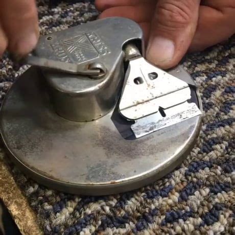 An old fashioned razor blade sharpener - i.imgur.com