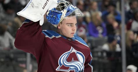 An opportunity awaits for young Avs goalie Justus Annunen: “I know I’m being watched every day”