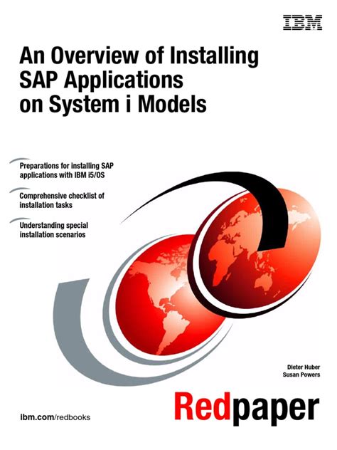 An overview of installating SAP Applications