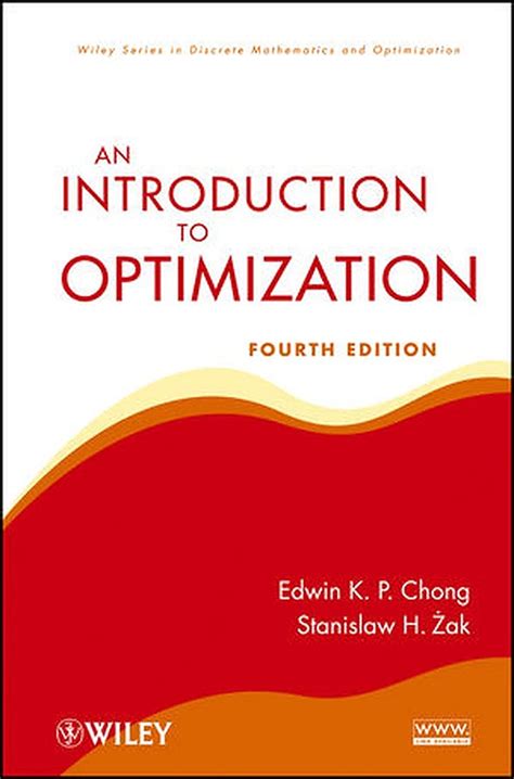 Full Download An Introduction To Optimization By Edwin Kp Chong