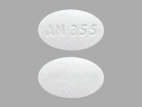 An355 white oval pill. Best supplements you need to have in your carry-on, including magnesium to improve the quality of sleep and probiotics to protect your gut. Traveling is not the time to skip a qual... 