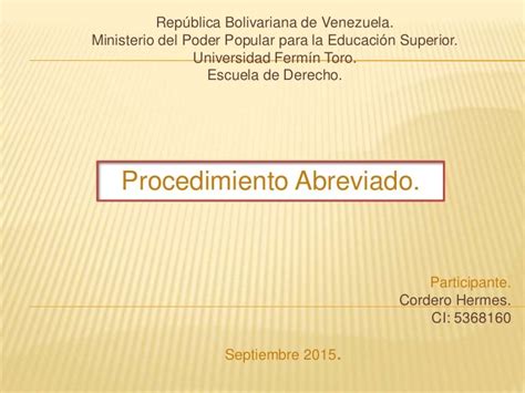 Análisis crítico del procedimiento abreviado en bolivia. - Solution manual mathematical methods in physics arfken.
