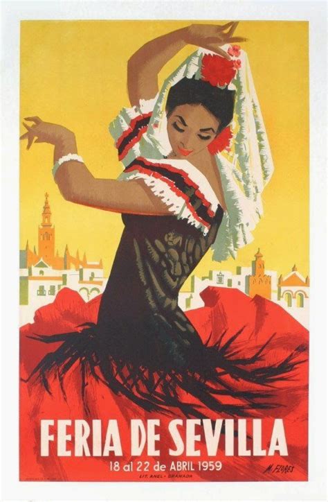 Ana Maygon Antiguos carteles de la Feria de Abril de Sevilla Retro