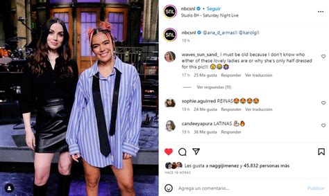 Ana de Armas y Karol G promocionan su participación SNL