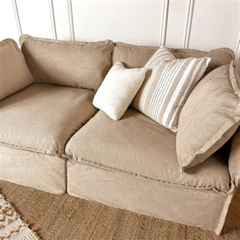 Anabei reviews. Slipcover Only - Modular Performance 2-Seater Sectional | Plush Weave in Eggshell. $377.40 $629.00Save $251.60. 40% OFF. 