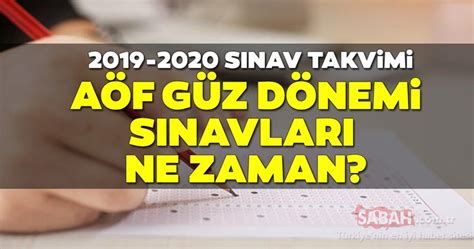 Anadolu üniversitesi sınav tarihleri 2019