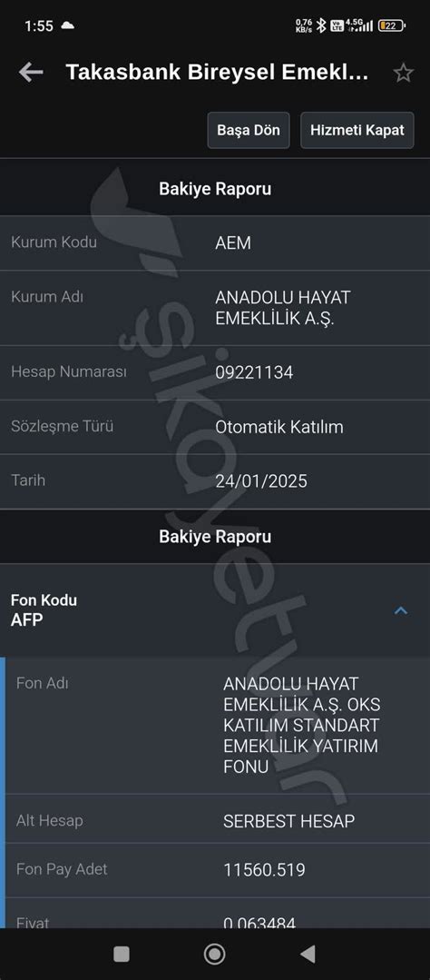 Anadolu Hayat Emeklilik BES İptali İçin Yanıt Alınamıyor. 