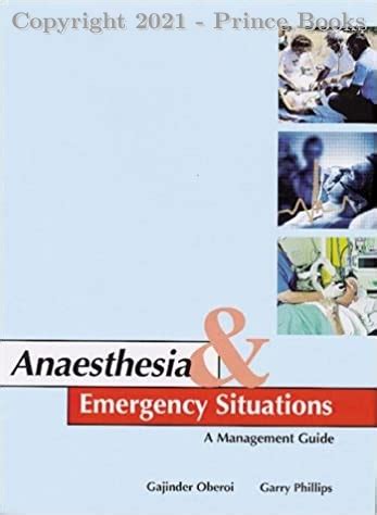 Anaesthesia and emergency situations a management guide. - Ja, man muss sich an die jugend halten!.