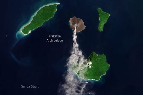 Anak Krakatau - NASA