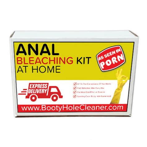Anal bleaching products.  It typically involves the application of topical DIY Ana...