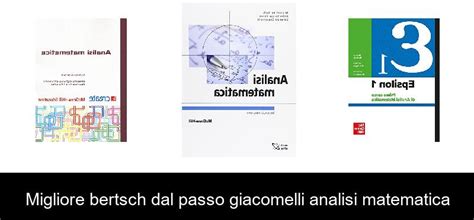 Analisi matematica bertsch dal passo giacomelli. - Af course 15 b study guide.