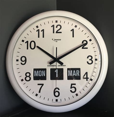 Analog Clock Calendar Image & Photo (Free Trial) Bigstock
