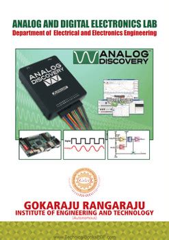 Analog and digital electronics lab manual. - Manual solution a first course in differential.