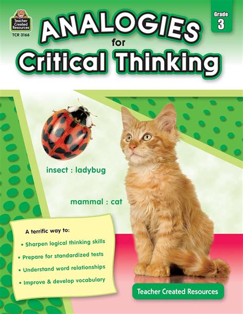 Download Analogies For Critical Thinking Grade 3 By Ruth Foster