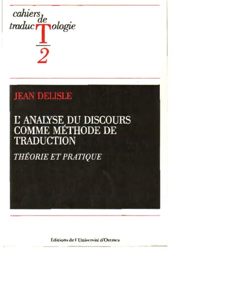 Analyse du discours comme méthode de traduction. - Electrical instalation guide 2007 schneider electric.