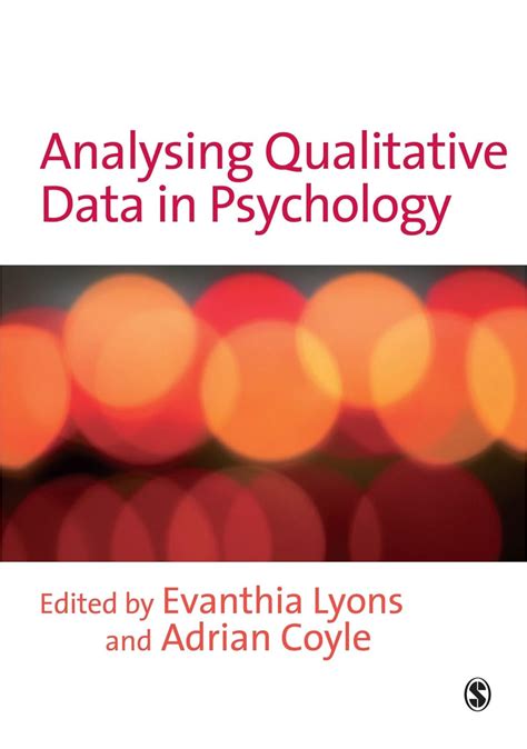 Analysing qualitative data in psychology by evanthia lyons. - Indoor air quality a guide for facility managers.