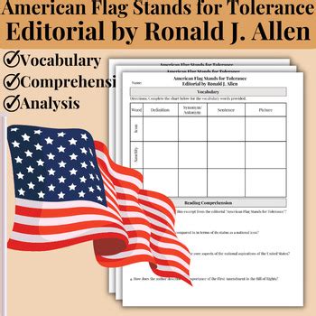 Analysis Of American Flag Stands For Tolerance - 1216 Words Cram