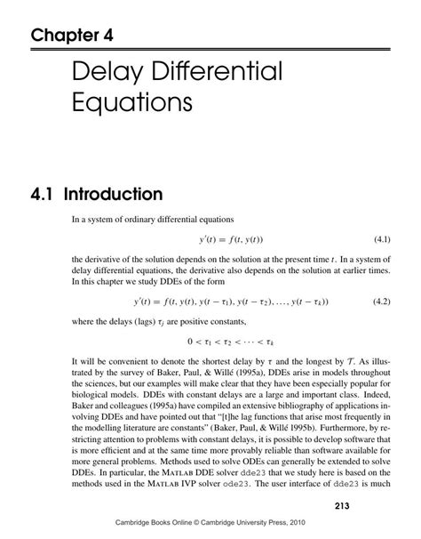 Analytic Delay Differential Equations