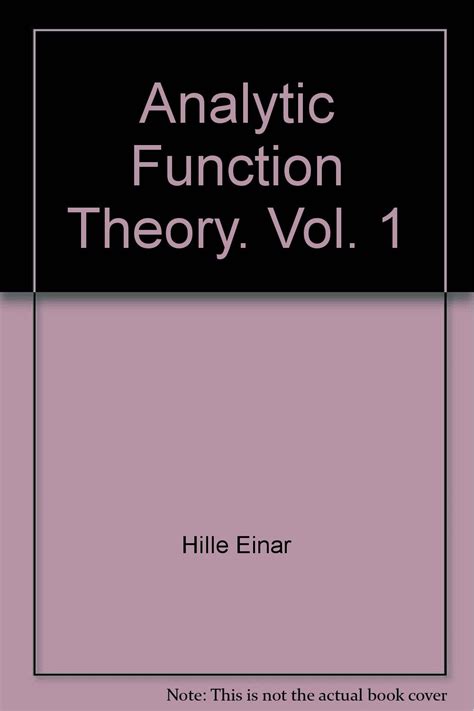 Analytic function theory vols i 2nd edition. - Services publics, une réponse pour l'avenir.