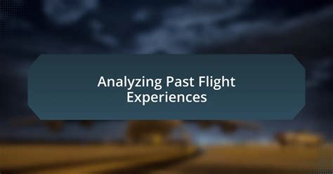 Analyzing Past Flights with Weather Data