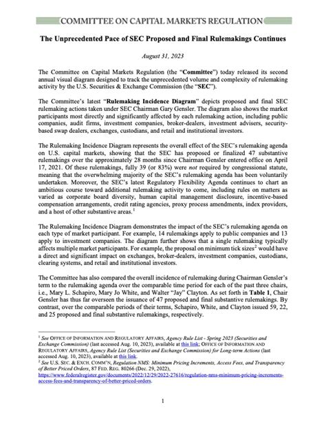 Analyzing SEC's Recent Actions and Statements
