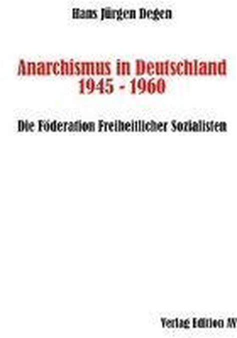 Anarchismus in deutschland 1945   1960: die f oderation freiheitlicher sozialisten. - Mark levinson ml 2 original owner operating manual.