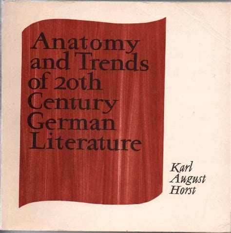 Anatony and trends of 20th century german literature. - Invitation to computer science lab manual schneider.