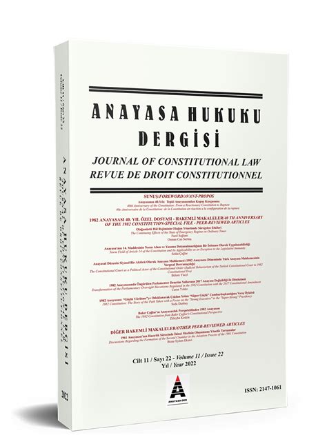 Anayasa dergisi