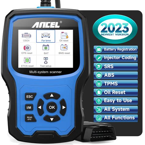 Ancel Bd300 Obd2 Bluetooth Scanner pour Bmw Car Code Reader Abs