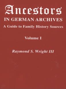 Ancestors in german archives a guide to family history sources. - Window cleaning business start up guide by mark allen.