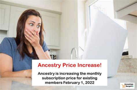 Ancestry price. Top Ancestry coupon: 30% off. Other 30 Ancestry Coupon Codes: 40% Off on Ancestry DNA Kit - $60 Off Ancestry All Access - $42 Off + Ancestry Free Trial. 