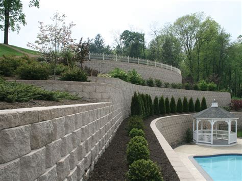 Anchor Diamond Pro Retaining Wall System - Beveled Face