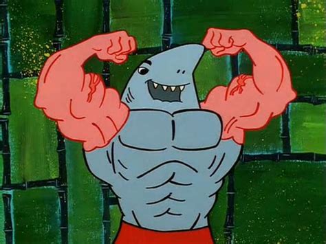Anchor arms. Fun facts about Buff SpongeBob in SpongeBob SquarePants. In the MuscleBob BuffPants episode, SpongeBob’s Anchor Arms deflated like a rubber balloon. SpongeBob’s dream of having a muscular body in Blackened Sponge references the cowboy archetype. “Fry Cook Games” Buff SpongeBob is really stronger than usual. 
