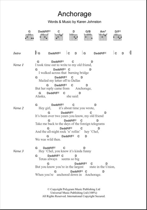 Anchorage lyrics