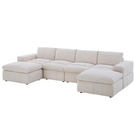 Gray Sectional - Latitude Run® Mielke 132" Reversible Modular Corner Sectional w / Ottoman Polyester / Other Performance Fabrics | 36 H x 132 W x 88 D in | Wayfair ... You'll love the 6 - Piece Upholstered Sectional at Wayfair - Great Deals on all Furniture products with Free Shipping on most stuff, even the big stuff. / A J Hurst-Higdon.. 