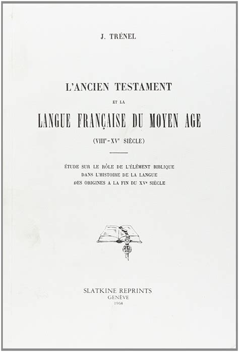 Ancien testament et la langue francaise du moyen age, 8e 9e siécle. - 1997 acura cl strut mount bushing manual.