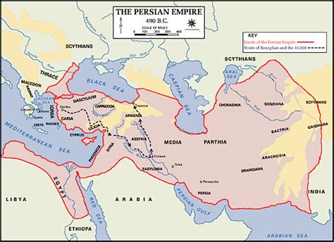 Ancient persia map