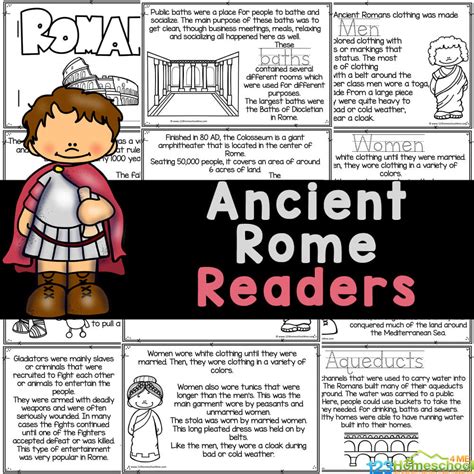Ancient rome biography for kids