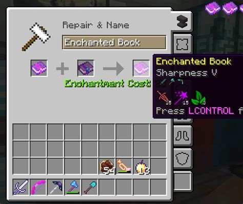 Ancient Tomes are a rare loot item from dungeons and stronghold libraries, being usable to upgrade enchantments. 1.16.5+: Combining an Ancient Tome in an Anvil with an item containing that enchantment will increase its level by one, up to one over the cap (e.g. Looting IV).. 
