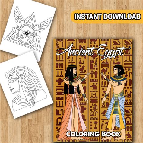 Download Ancient Egypt Coloring Book Relieve Stress And Have Fun With Egyptian Symbols Gods Mythology Hieroglyphics And Pharaohs Egyptian Coloring Book Volume 1 By Megan Swanson