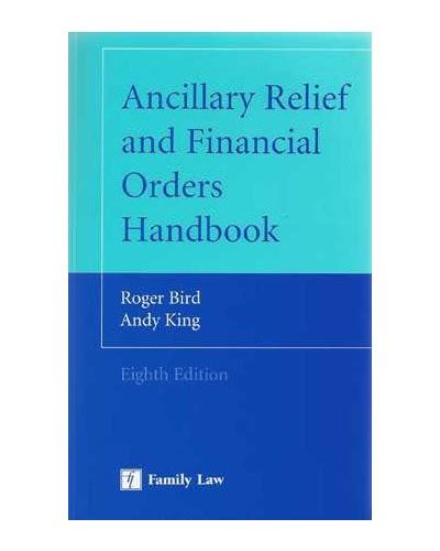 Ancillary relief and financial orders handbook eighth edition. - Css the definitive guide 4th edition.