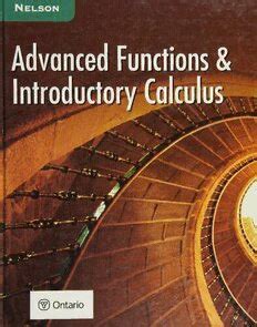 And Advanced Solutions Calculus Introductory Manual Functions