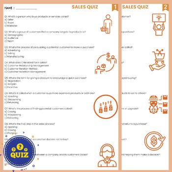 And Assessment Test Sales Answers Questions