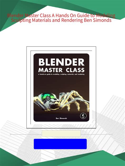 And Blender Master Class Materials Rendering A Hands To Modeling Sculpting On
