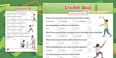 And Cricket General Knowledge Answers Questions