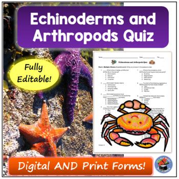 And Echinoderms Bing Arthropods Answers
