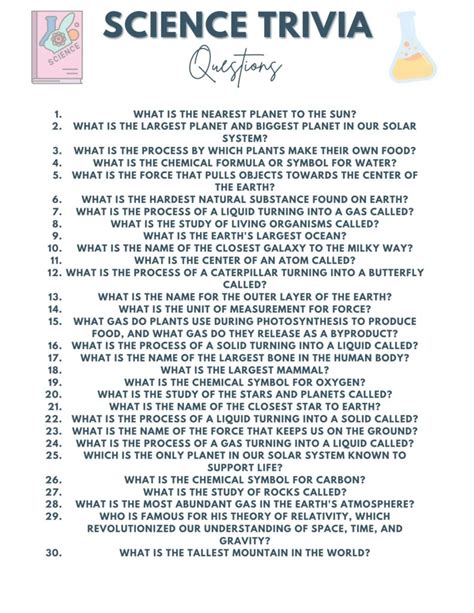 And Environmental Science Trivia Answers Questions