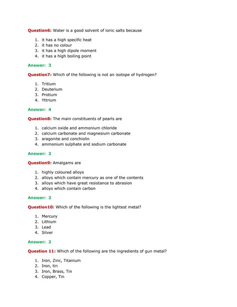 And General Science Answers Questions
